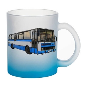 Hrnek skleněný Autobusy
