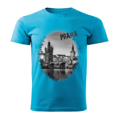 Pánské Tričko s Městem 