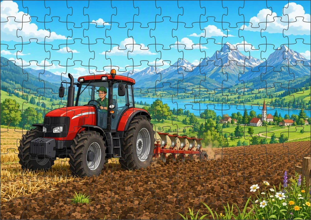 Moon River traktor III. puzzle 300 dílků