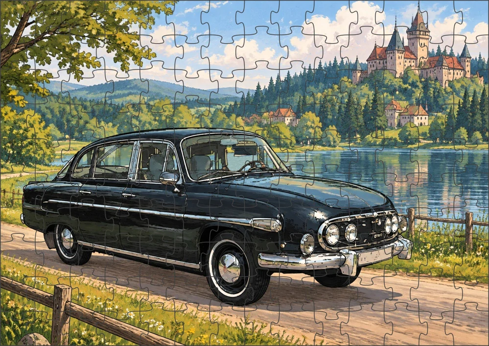 Moon River Český veterán II puzzle 120 dílků