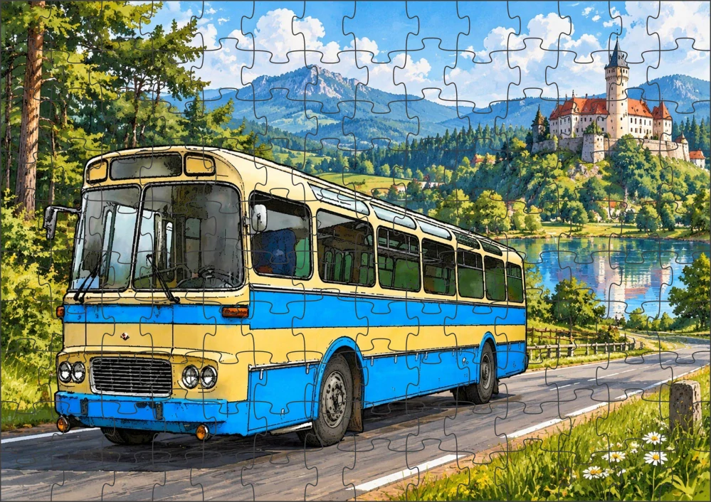 Moon River KAROSA ŠL11 puzzle 120 dílků