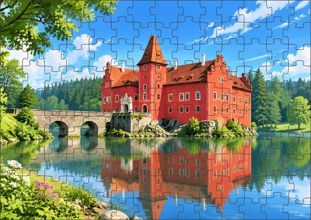 Moon River Hrady a zámky České republiky č. 03 puzzle 120 dílků