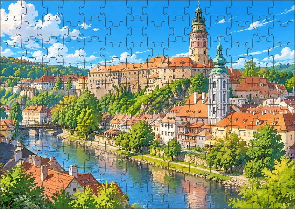 Moon River Hrady a zámky České republiky č. 04 puzzle 300 dílků