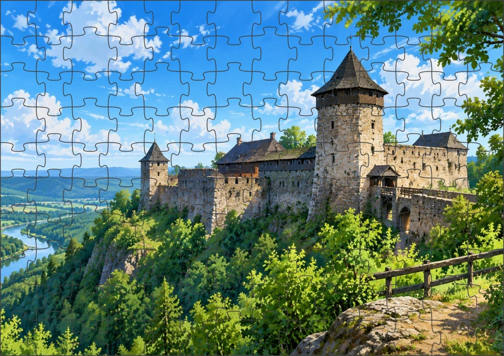 Moon River Hrady a zámky České republiky č. 05 puzzle 120 dílků