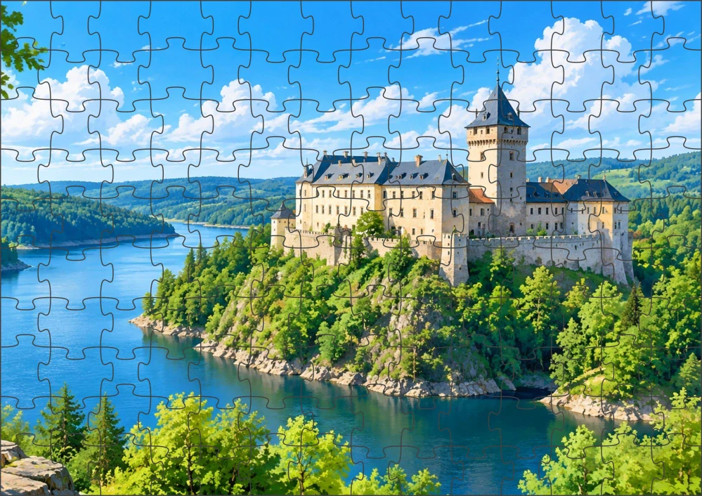 Moon River Hrady a zámky České republiky č. 15 puzzle 120 dílků