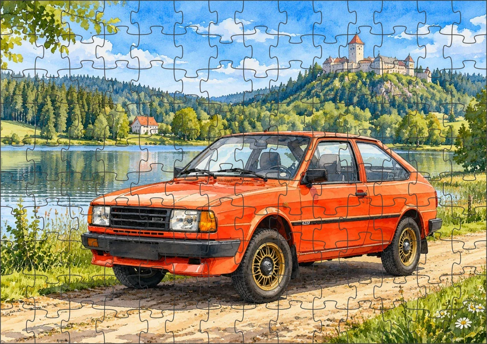 Moon River České auto veterán č.09 puzzle 500 dílků