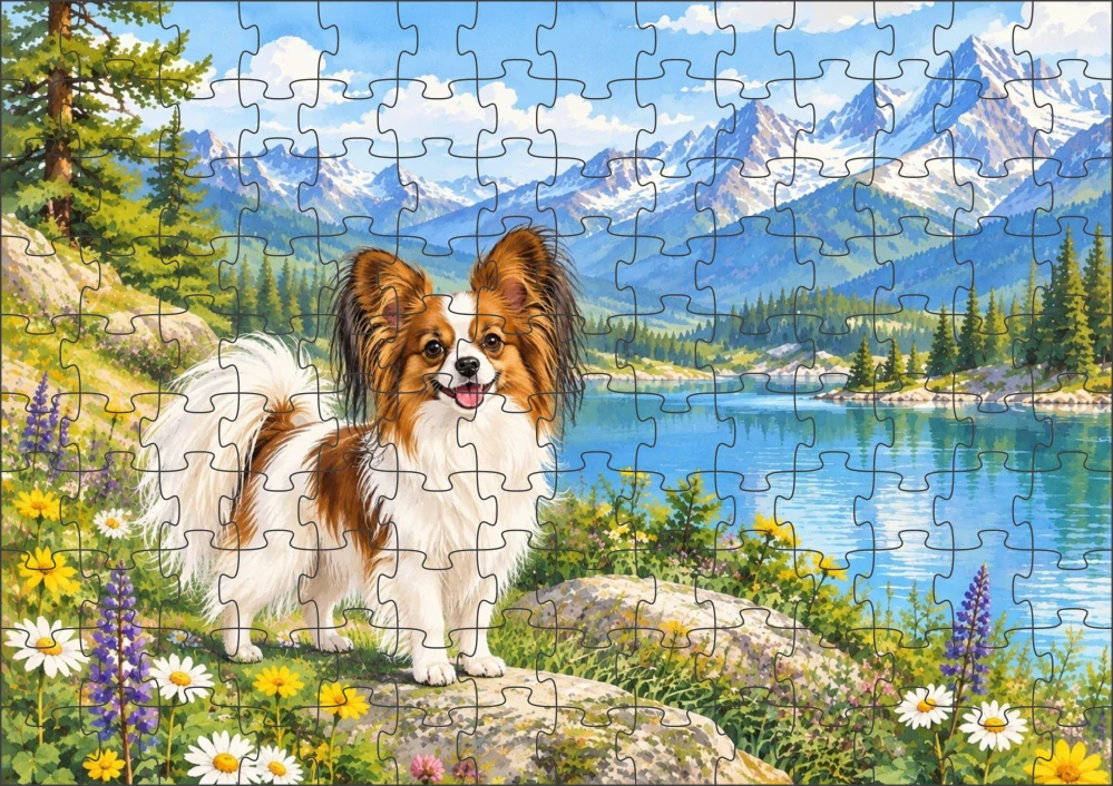 Moon River Papillon Puzzle 300 dílků