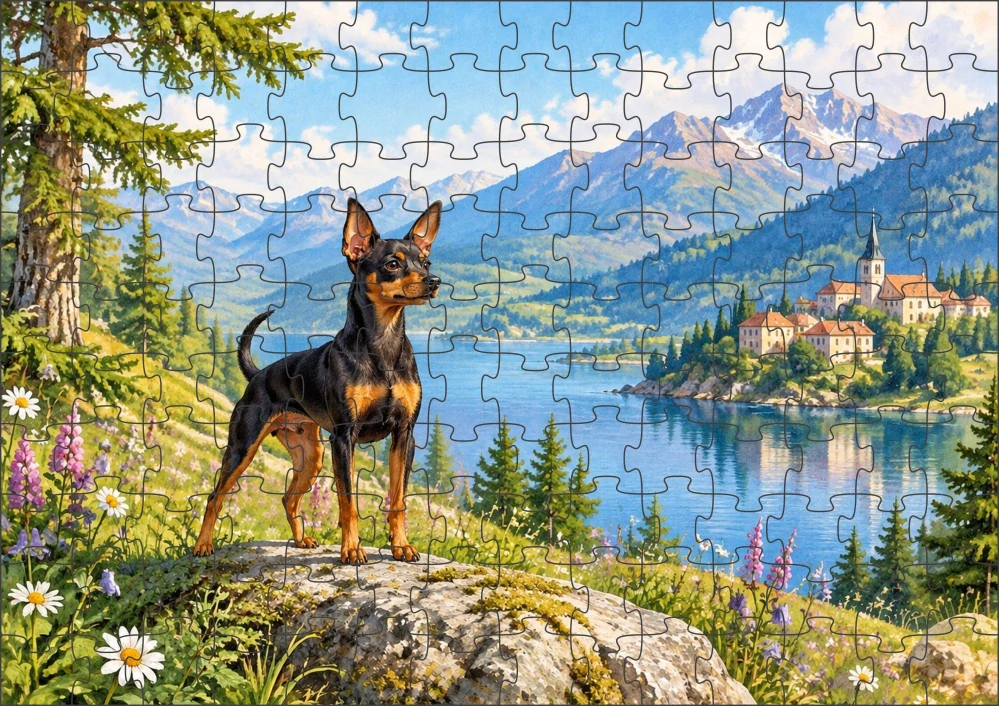 Moon River Pražský Krysařík Puzzle 300 dílků