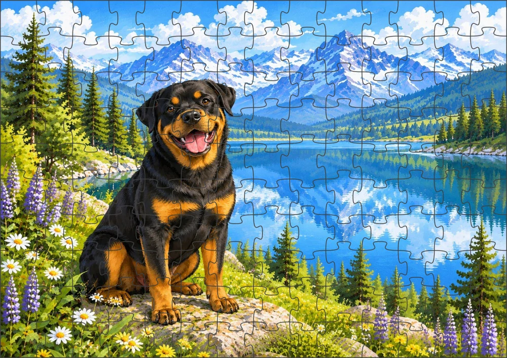 Moon River Rotvajler Puzzle 300 dílků