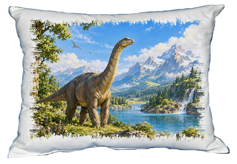 Moon River Dinosaurus polštářek 30 x 40 cm