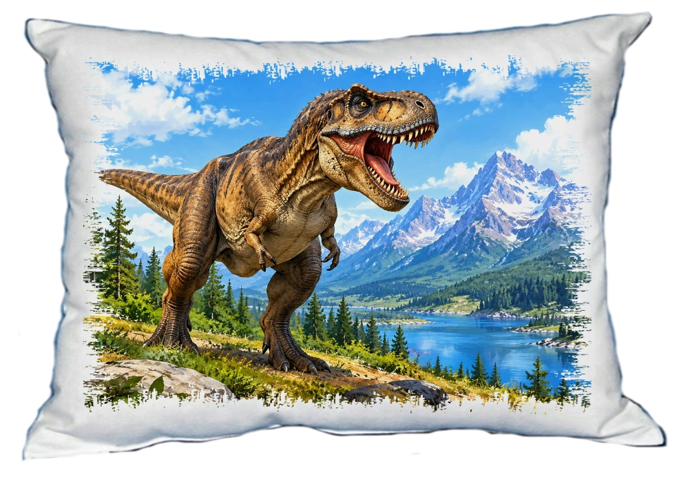 Moon River Tyrannosaurus Rex polštářek 30 x 40 cm