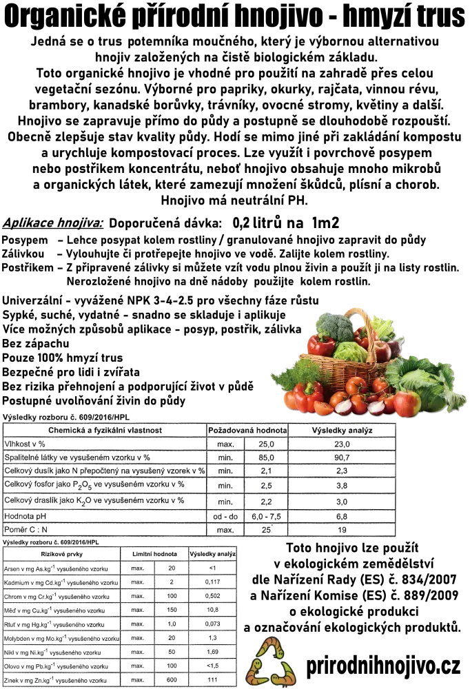 Moon River Organické přírodní hnojivo granulované 2 litr