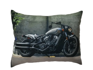 Moon River polštář s motorkou INDIAN  30x40 cm