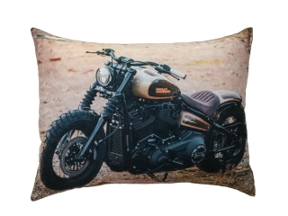 Moon River polštář s motorkou Harley Davidson  30x40 cm