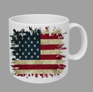 Moon River USA hrnek s vlajkou obsah 150 ml