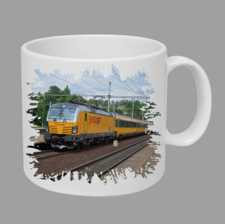 Moon River VECTRON 193 206  hrnek s lokomotivou vlakem  obsah 330 ml