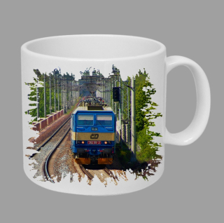 Moon River 362 118-2 hrnek s lokomotivou vlakem  obsah 330 ml