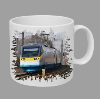 Moon River 682 004-7 hrnek s lokomotivou vlakem  obsah 330 ml