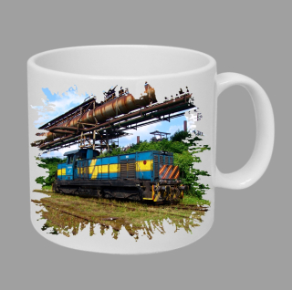Moon River 729 505-8 hrnek s lokomotivou vlakem  obsah 330 ml