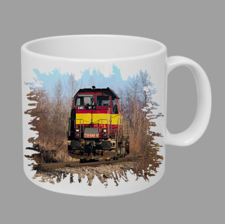 Moon River 731 046-9 hrnek s lokomotivou vlakem  obsah 330 ml