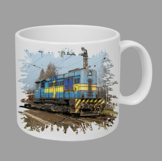 Moon River 740 847-9 hrnek s lokomotivou vlakem  obsah 330 ml