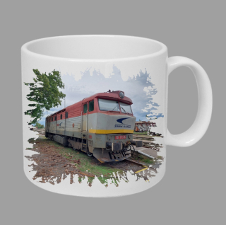 Moon River 751 173-6 hrnek s lokomotivou vlakem  obsah 330 ml