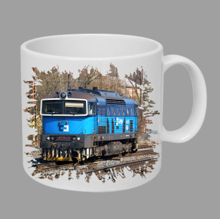 Moon River 753 769-9 hrnek s lokomotivou vlakem  obsah 330 ml