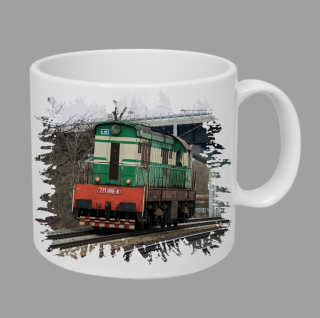 Moon River Čmelák 771 099-9 hrnek s lokomotivou vlakem  obsah 330 ml
