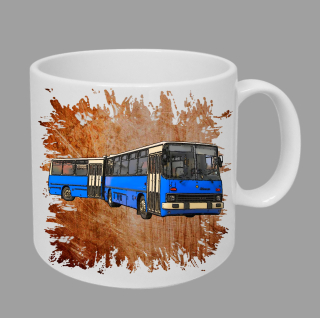 Moon River Ikarus 280 hrnek s autobusem oranžový obsah 330 ml