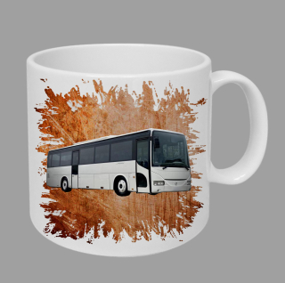 Moon River Iveco hrnek s autobusem oranžový obsah 330 ml