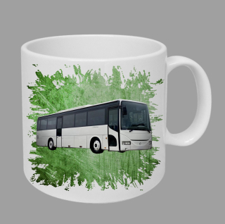 Moon River Iveco hrnek s autobusem zelený obsah 330 ml
