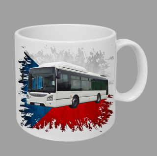 Moon River Iveco II hrnek s autobusem vlajka obsah 330 ml