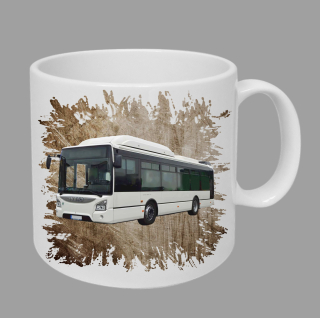 Moon River Iveco II hrnek s autobusem hnědý obsah 330 ml