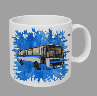Moon River Karosa C 734 hrnek s autobusem modrý obsah 330 ml