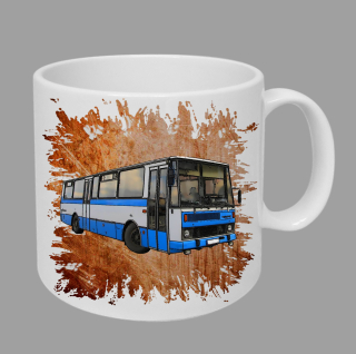 Moon River Karosa C 734 hrnek s autobusem oranžový obsah 330 ml