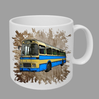 Moon River Karosa ŠL 11 hrnek s autobusem hnědý obsah 330 ml