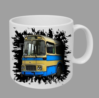 Moon River Karosa ŠL 11 hrnek s autobusem černý obsah 330 ml