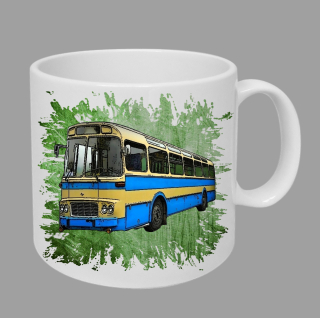Moon River Karosa ŠL 11 hrnek s autobusem zelený obsah 330 ml