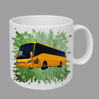 Moon River Scania A30 hrnek s autobusem zelený obsah 330 ml