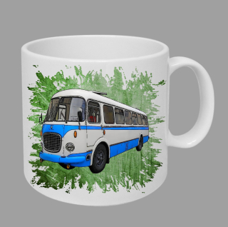 Moon River Škoda RTO 706 hrnek s autobusem zelený obsah 330 ml