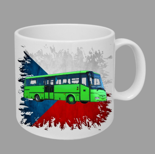 Moon River SOR C hrnek s autobusem vlajka obsah 330 ml