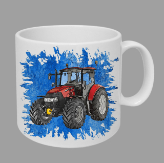Moon River Case Farmall 115U Pro hrnek s traktorem modrý obsah 330 ml