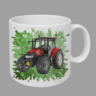 Moon River Case Farmall 115U Pro hrnek s traktorem zelený obsah 330 ml