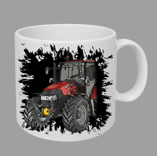 Moon River Case Farmall 115U Pro hrnek s traktorem černý obsah 330 ml