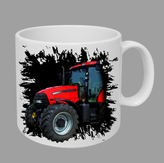 Moon River CASE IH 140 hrnek s traktorem černý obsah 330 ml