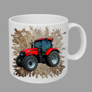 Moon River CASE IH 140 hrnek s traktorem hnědý obsah 330 ml