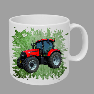 Moon River CASE IH 140 hrnek s traktorem zelený obsah 330 ml