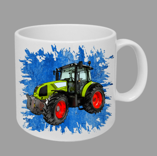 Moon River Claas Arion 400 hrnek s traktorem modrý obsah 330 ml