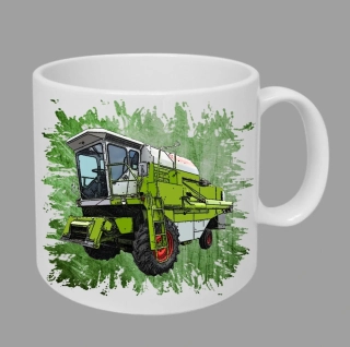 Moon River Claas Dominator 76 hrnek s kombajnem zelený obsah 330 ml