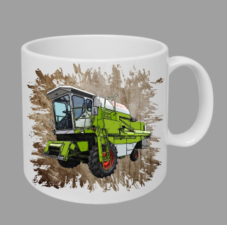 Moon River Claas Dominator 76 hrnek s kombajnem hnědý obsah 330 ml